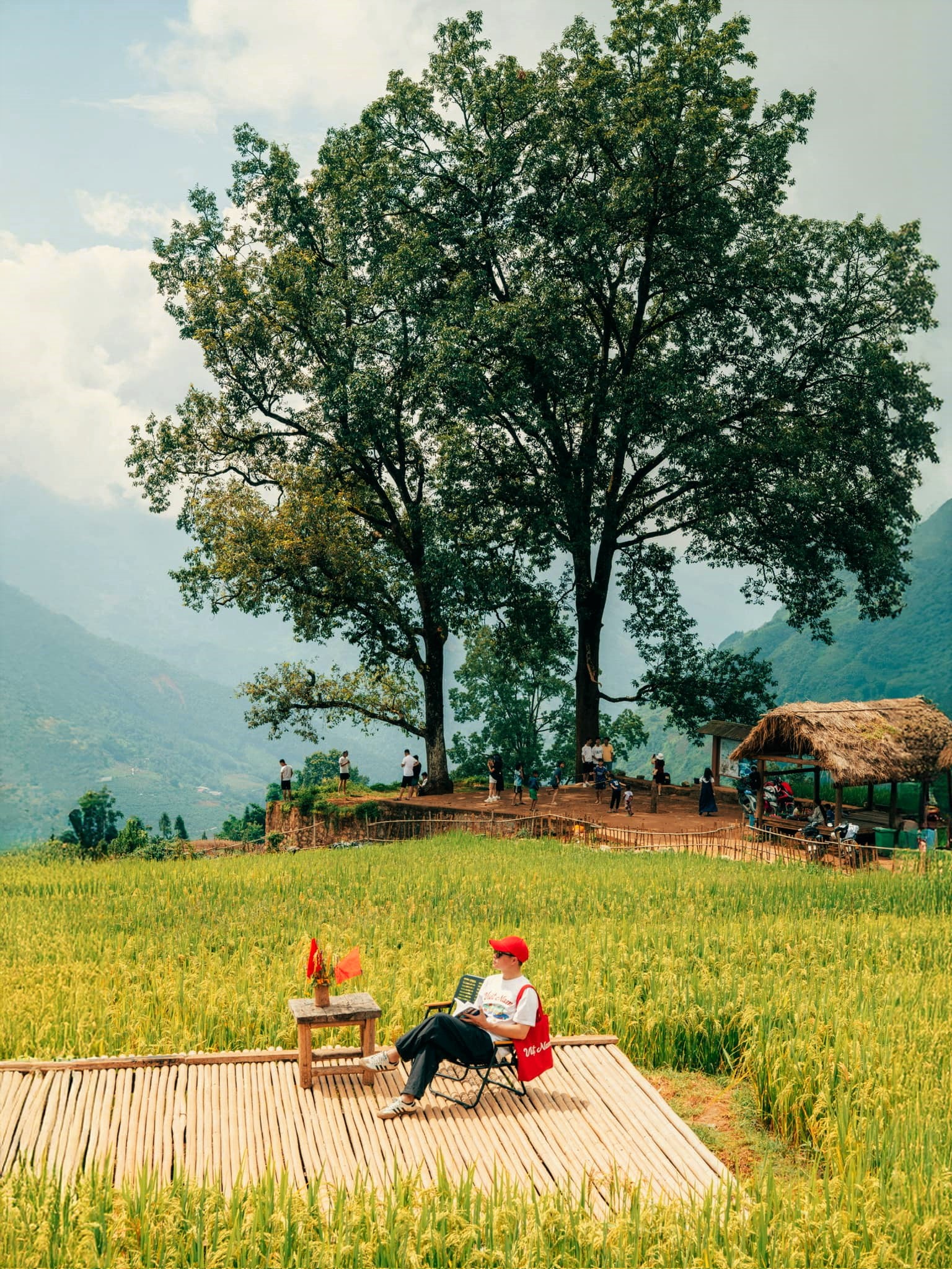 Ve dep mo mang, yen binh ngay gan “cong vien Choan Then” o Y Ty. Dia diem co hai cay co thu dang xa chinh la noi san may dep nhat nhi khu vuc nay. De dap ung nhu cau check-in cua du khach, Y Ty cung xuat hien cac dia diem ca phe, nghi chan, chup anh.