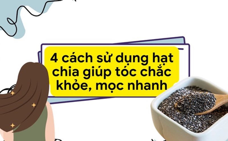 Chia seeds eaten for breakfast with yogurt or oatmeal are very healthy. Graphic photo: Huong Son
