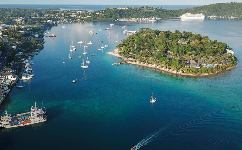 Landscape of the capital Port Villa (Vanuatu). Photo: Xinhua