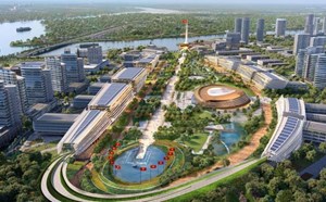 Toàn cảnh vị trí khu đất rộng 40ha xây dựng Trung tâm chính trị - hành chính tỉnh Đồng Nai