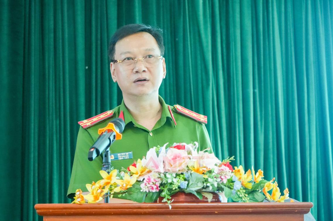 Dai ta Bui Duc An - Pho Giam doc Cong an TP Can Tho. Anh: Cong an TP Can Tho