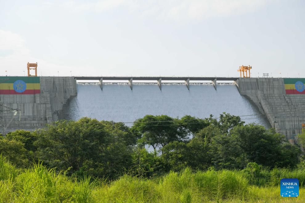 Dap thuy dien Dai Phuc Hung (Grand Ethiopian Renaissance Dam) co cong suat hon 5.000 MW. Anh: Xinhua