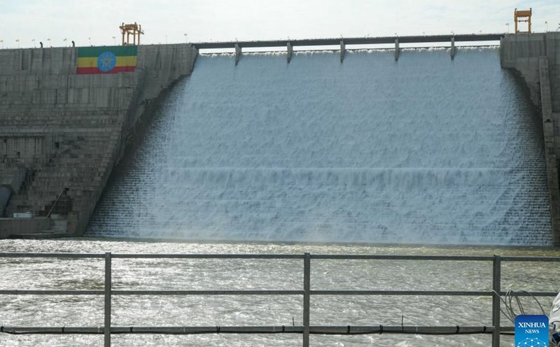 Dai Phuc Hung Hydropower Dam in Benishangul-Gumuz region, northwest Ethiopia, on September 9, 2025. Photo: Xinhua