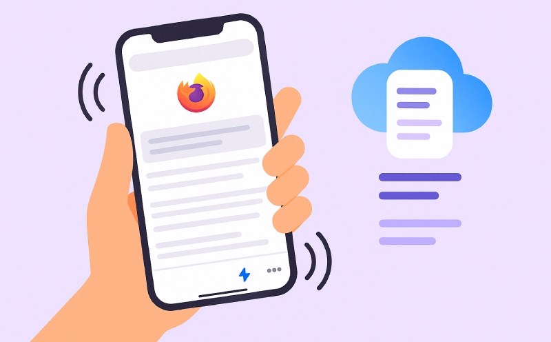 Firefox adds an AI-powered website summary feature on iOS. Graphics: Quang Minh