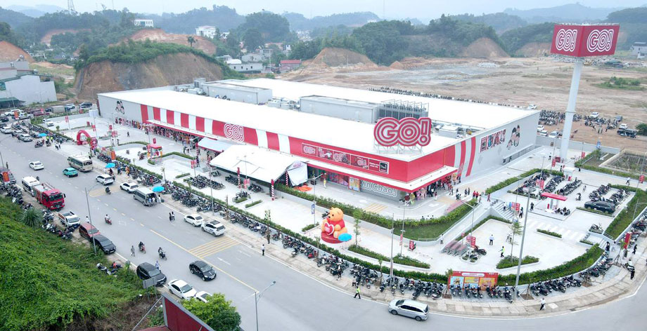 라오까이성 Yen Bai 구역에 있는 GO! Yen Bai 쇼핑 센터. 사진: Tien Lap