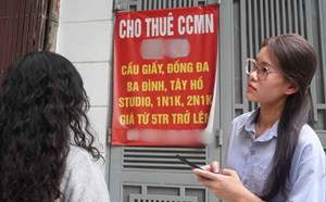 Sinh viên choáng váng vì giá thuê nhà trọ Hà Nội tăng mạnh