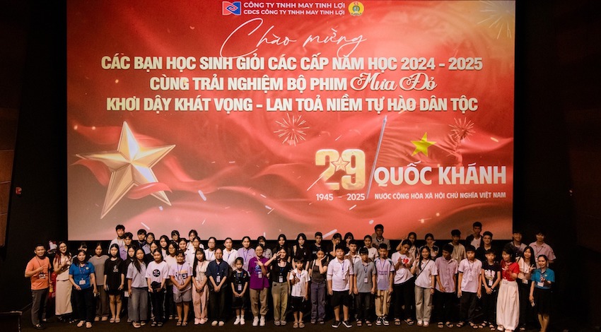 Công ty TNHH May Tinh Lợi lan tỏa tinh thần học tập trong con em người lao động