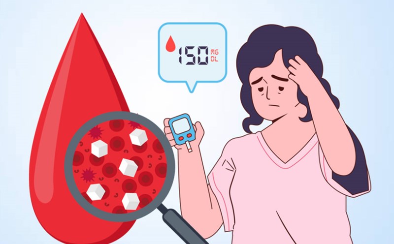 Common signs that warn of high blood sugar should not be ignored. Graphics: Thien Nhan