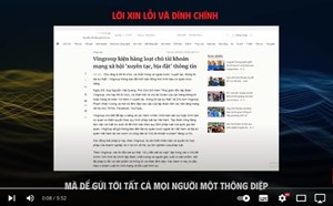 Đã có hơn 50 kênh/trang mạng xã hội chủ động gỡ nội dung bịa đặt, xuyên tạc, vu khống Vingroup
