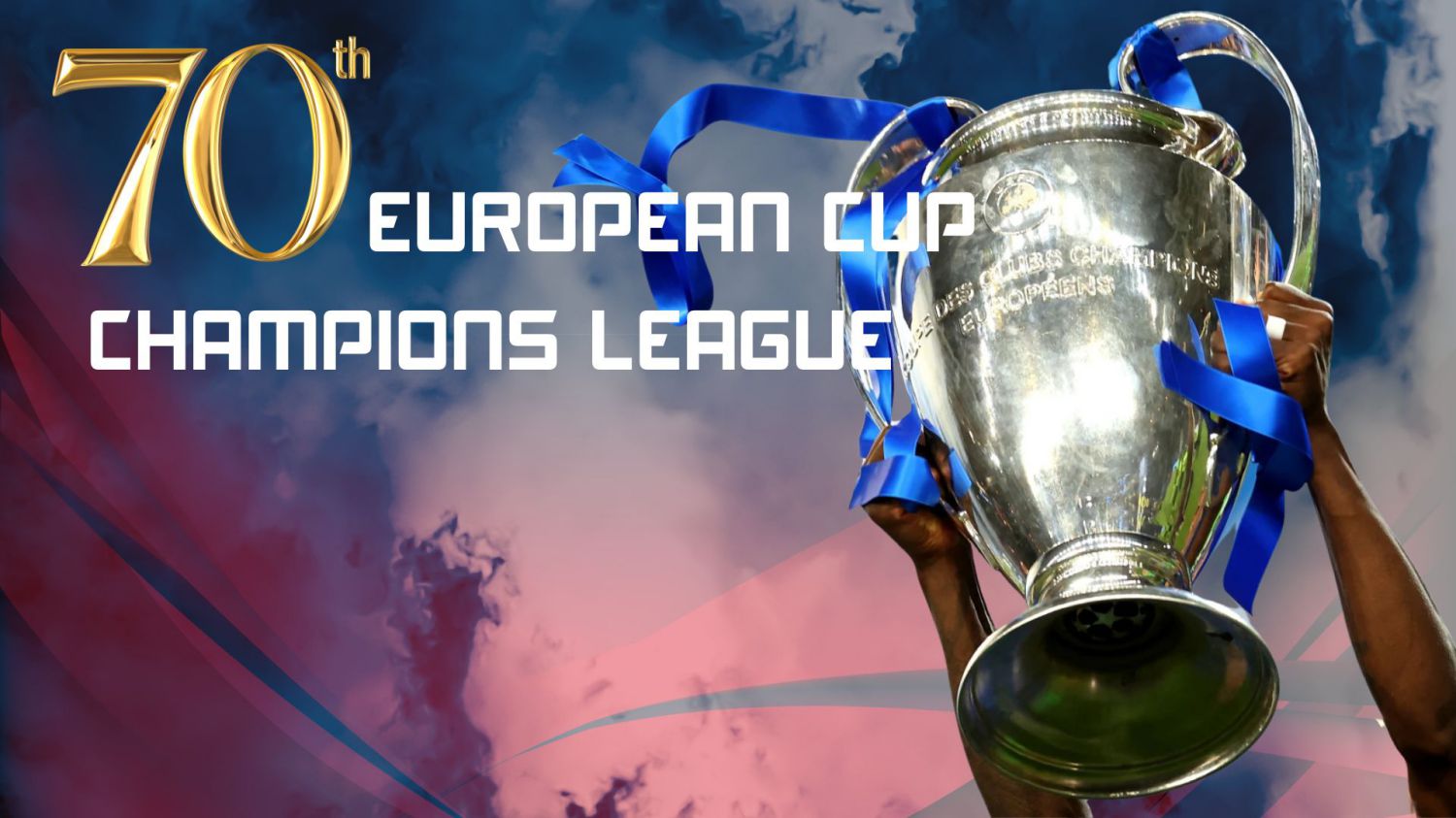 2025년 유럽 챔피언스 리그 창립 70주년 기념. 그래픽: 레 빈