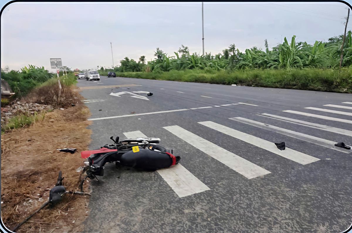 Before the accident. Photo: Hai Phong City Traffic Safety Committee.