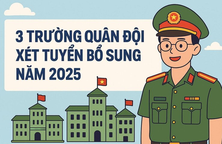 Additional admission conditions for 3 military schools. Graphics: Huong Giang