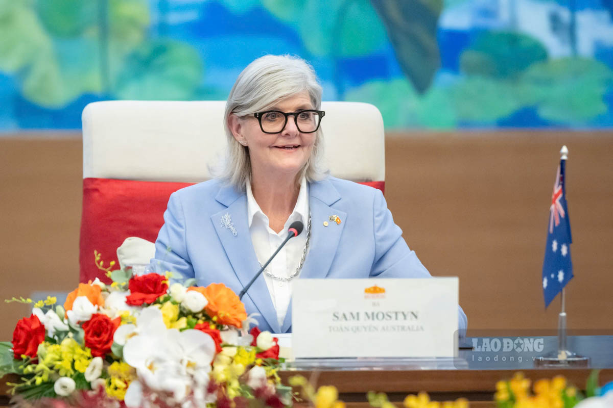 Toan quyen Australia Sam Mostyn trong cuoc hoi kien. Anh: Hai Nguyen