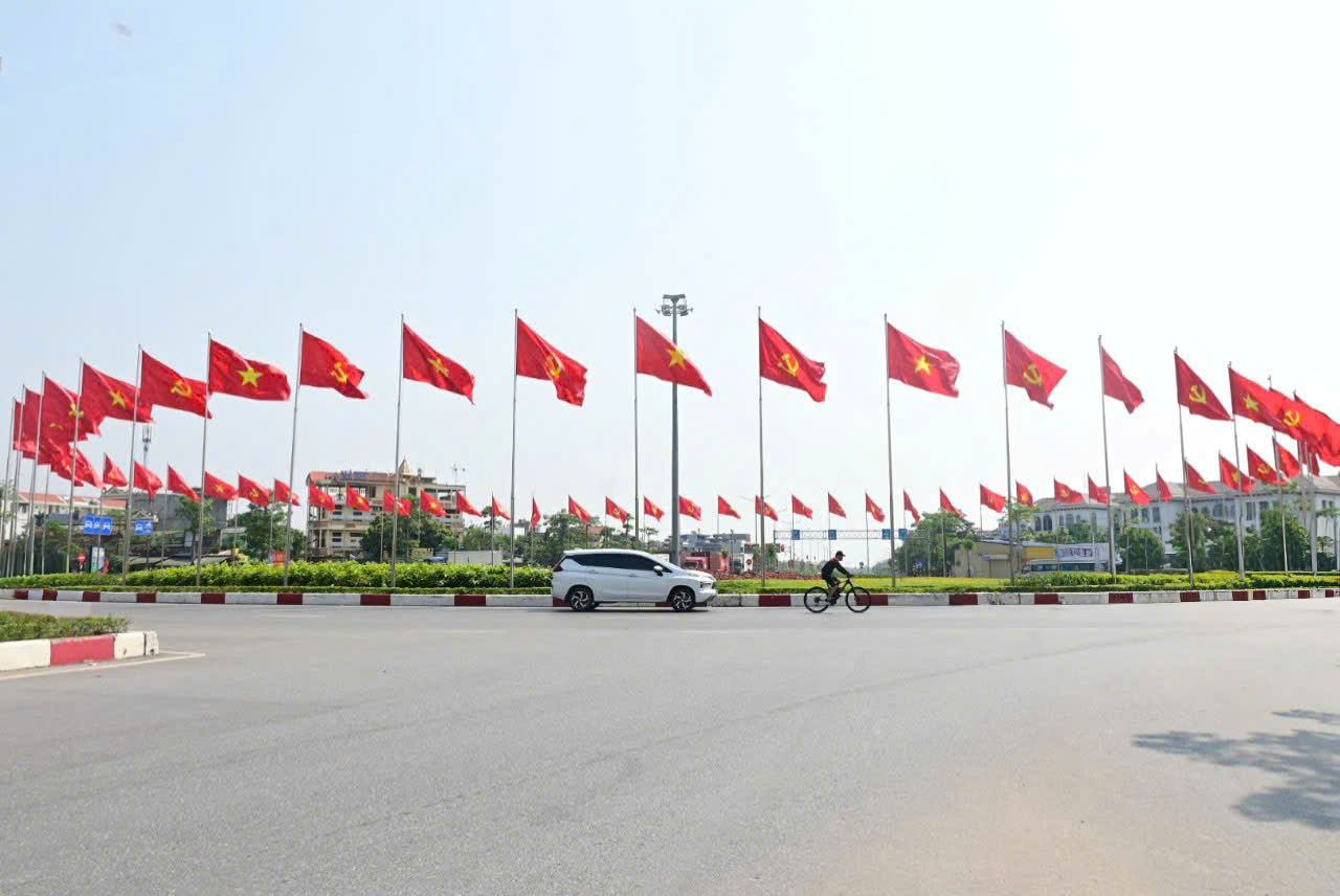 Bui Vien -Le Hong Phong交差点Hai An Ward、Hai Phong。写真：Nguyen Phuong