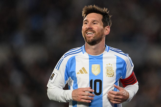 Messi hien van de ngo kha nang tham du World Cup 2026 cung tuyen Argentina. Anh: AFP
