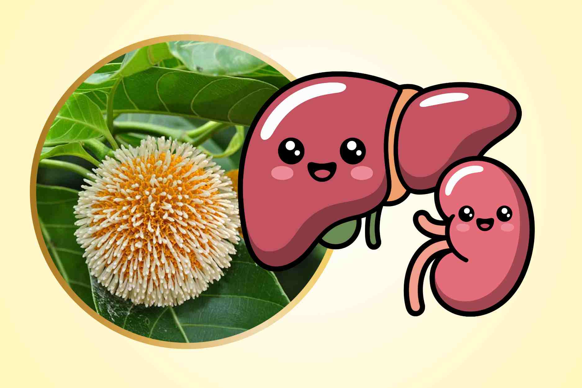 Root fruit with spices to detoxify the liver and kidneys