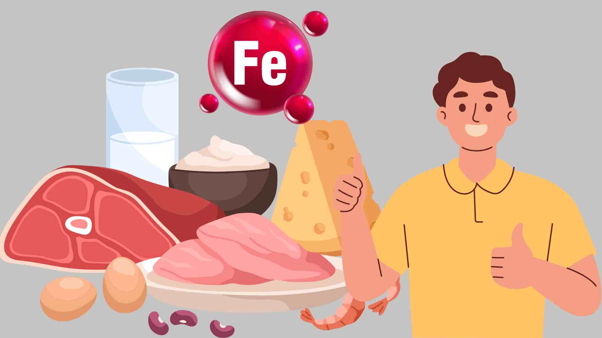 Diet affects the body's absorption of iron. Graphics: Ha May