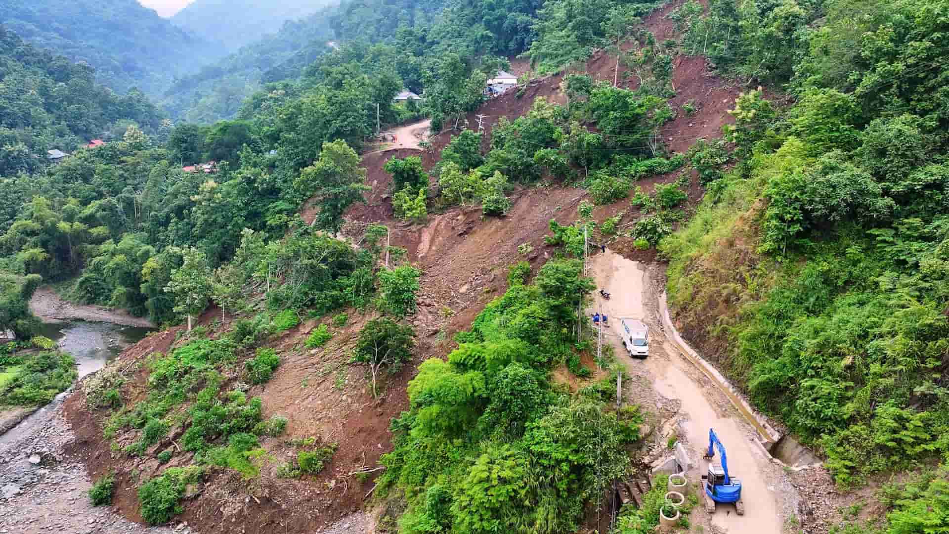 산사태 현장. 사진: Quoc Tuan