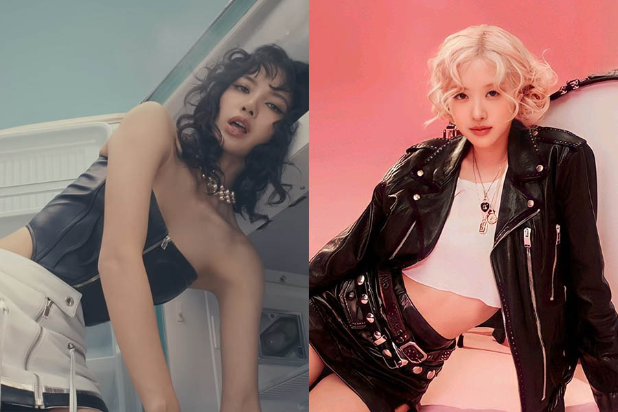 VMasがRoseと比較された後のリサ Blackpinkの動き。写真:MV New WomanとMV APT.