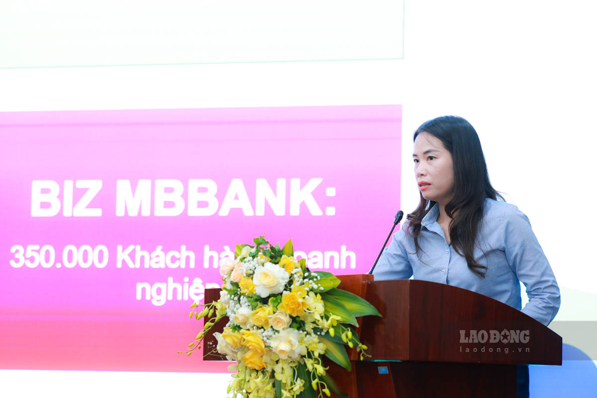 Ba Le Thi Thuy Ha - Giam doc Du an Digital Lending - Khoi Ngan hang so MBBank. Anh: Hai Nguyen