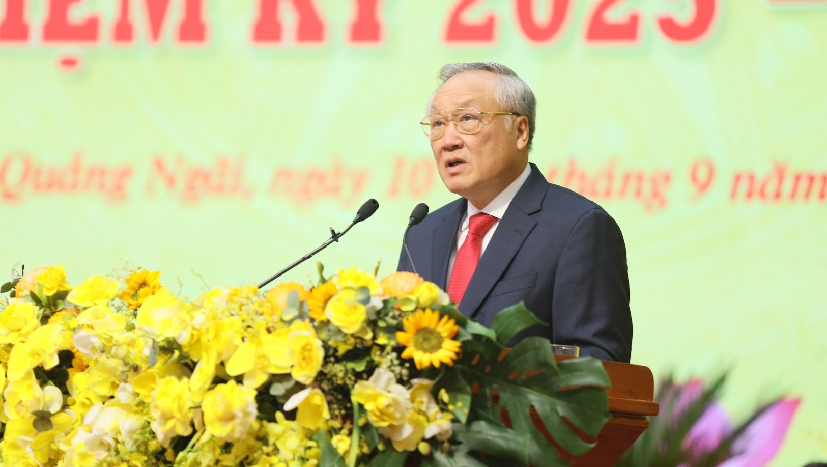 Nguyen Hoa Binh副首相副首相は、第1党議会のクアン・ngai州党委員会、任期2025-2030。写真：Vien Nguyen Nguyen