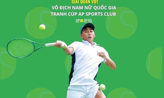 Vũ Hà Minh Đức đang là tay vợt có thành tích tốt nhất nội dung nam. Ảnh: VTF