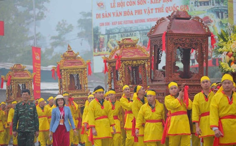 The Con Son - Kiep Bac Autumn Festival 2025 will organize many cultural activities. Photo: Mai Huong