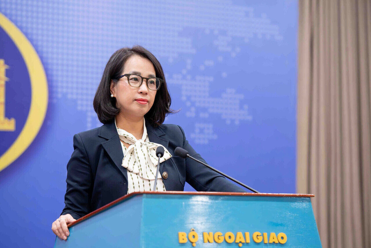 Spokesperson Pham Thu Hang said that there was no information about Vietnamese citizens affected in the protest in Nepal and the Israeli attack on the Hamas leadership in Qatar. Photo: Nhat Ha
