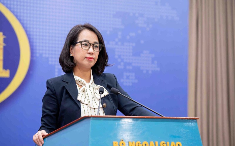 Spokesperson Pham Thu Hang said that there was no information about Vietnamese citizens affected in the protest in Nepal and the Israeli attack on the Hamas leadership in Qatar. Photo: Nhat Ha