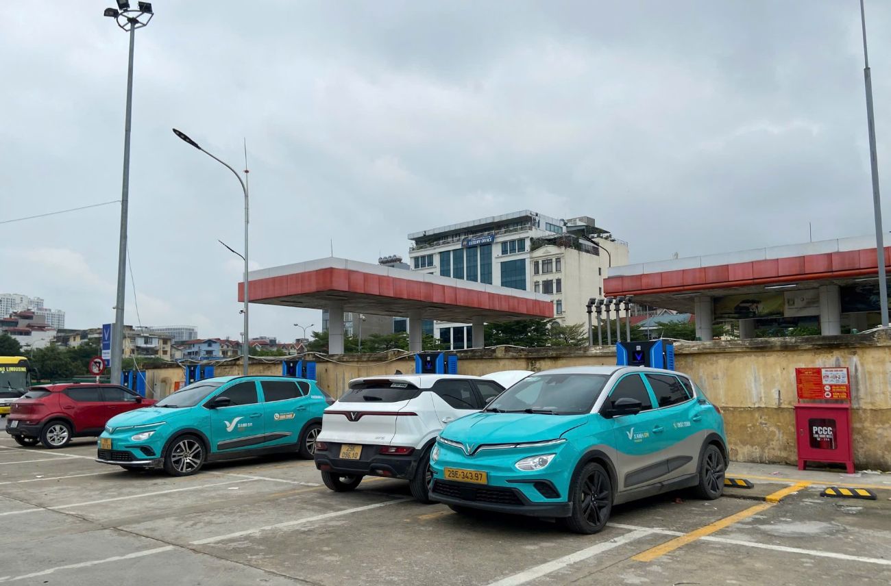 Trạm sạc này đã nhanh chóng được nhiều người dùng xe điện quan tâm.