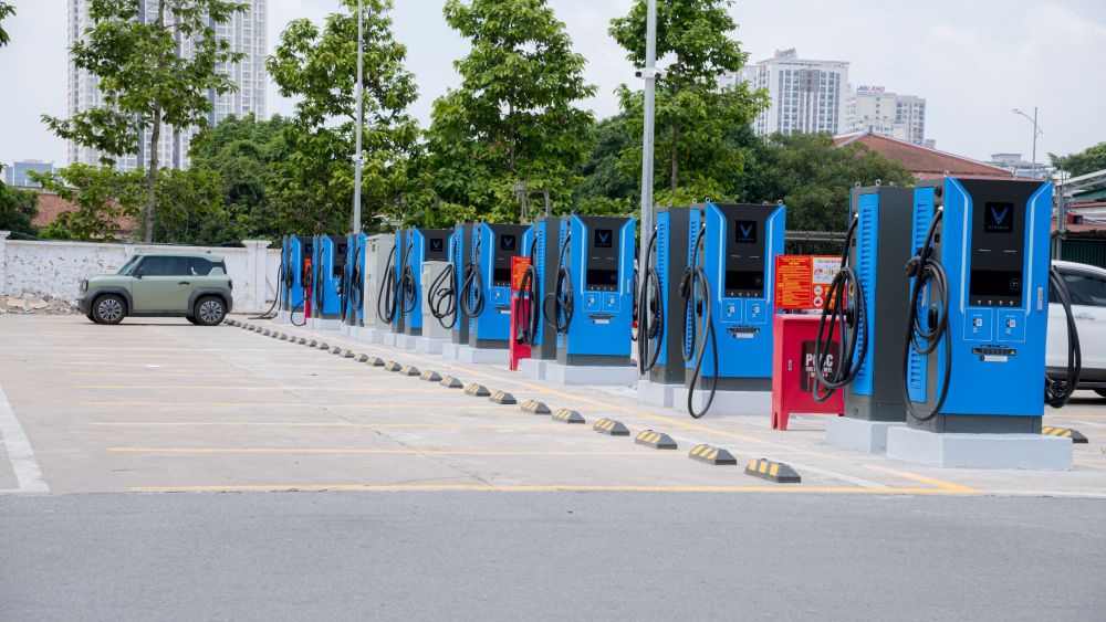 Tổng mức đầu tư cho trạm sạc ở Trần Vỹ là 25 tỷ đồng.