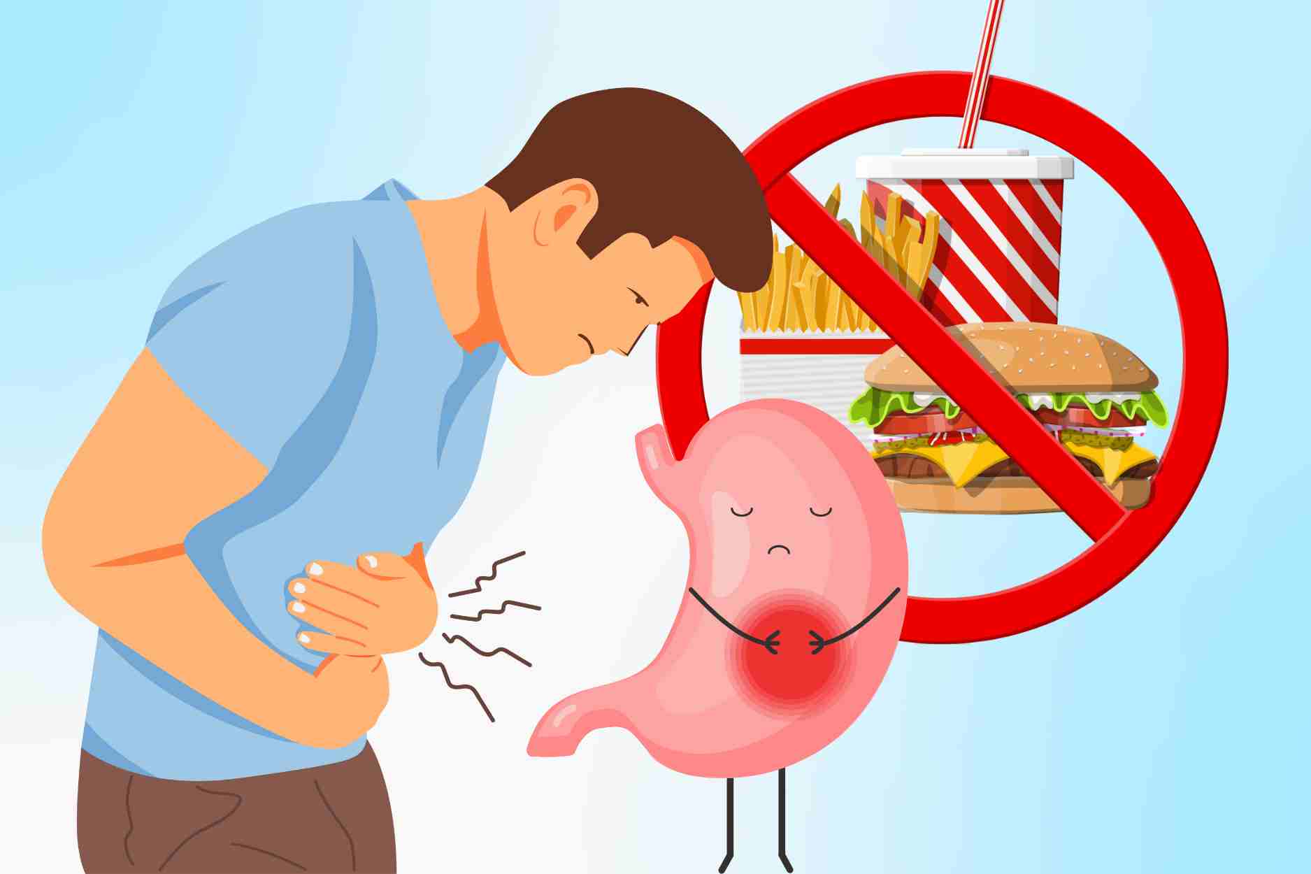 Stomach pain when hungry should absolutely stay away from these foods