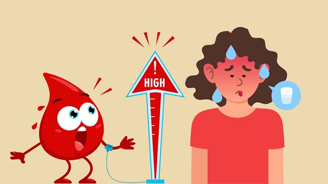 Causes of high blood sugar even when not eating sweets. Graphic photo: Hoang Loc