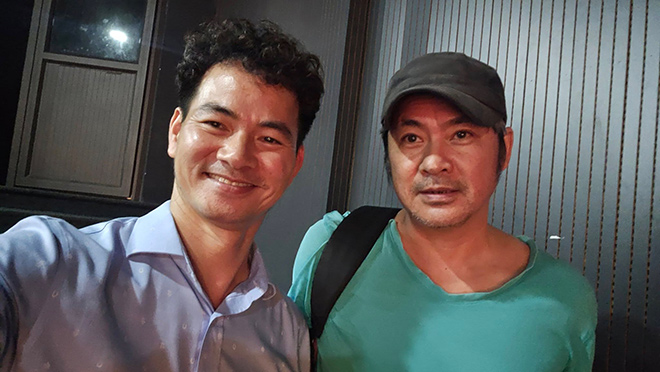 NSND Xuan Bacと俳優Le Vu Long。写真:提供者提供