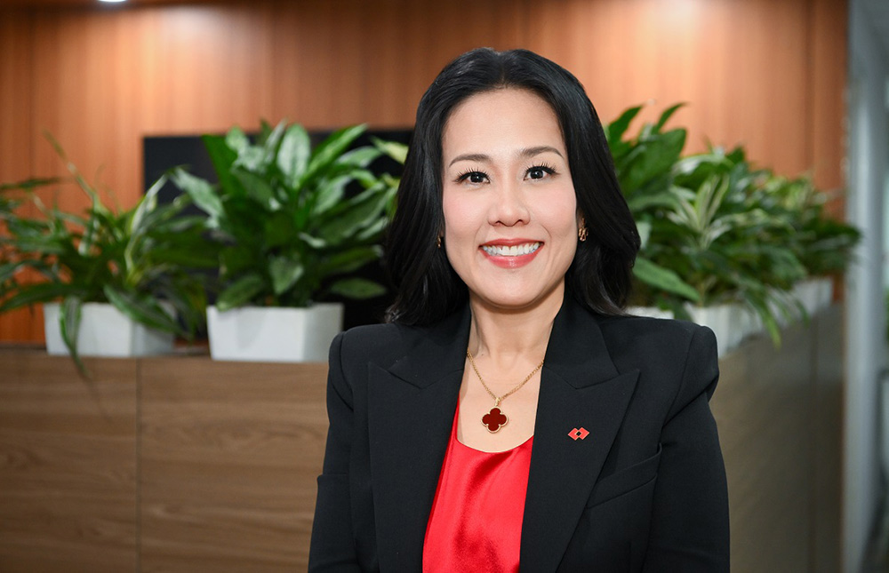 Ba Thai Minh Diem Tu, Giam doc Khoi Tiep thi Techcombank. Anh: Techcombank
