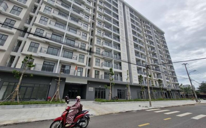 Social apartments for people with revolutionary contributions on Vu Mong Nguyen Street (Ngu Hanh Son Ward, Da Nang City). Photo: Thu Giang