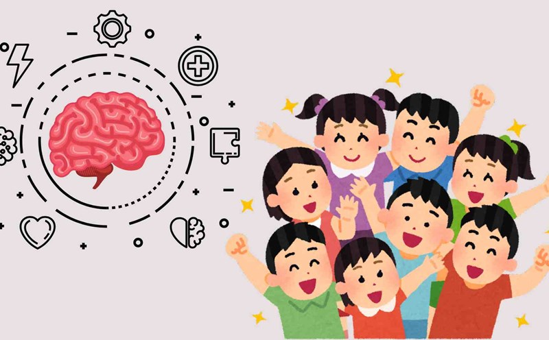 Children's brains and intelligence develop strongly in the first years of life. Graphics: Ha May
