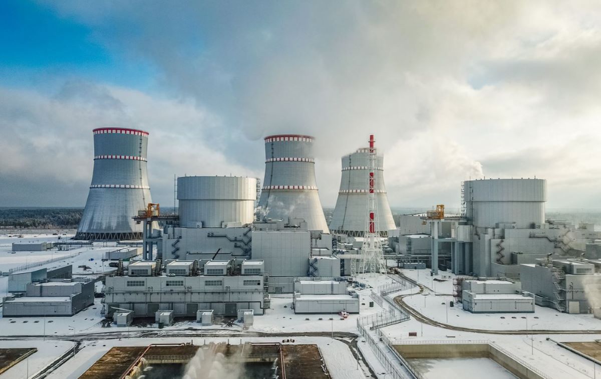 The VVER-1200 plant in Leningrad II (Russia) is a reference model for the Paks-2 nuclear power plant project. Photo: Paks-2