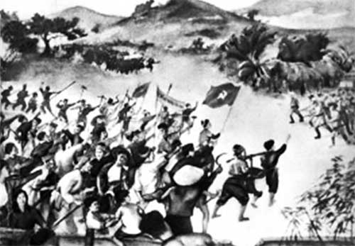 Xo viet Nghe Tinh 1930 - 1931, cao trao cach mang do Dang Cong san Dong Duong lanh dao. Anh: Tu lieu