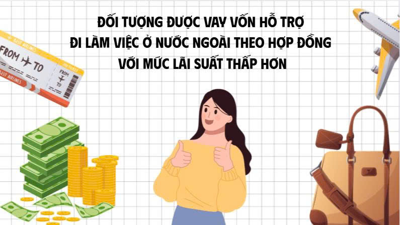 Subjects eligible for loans to support working abroad under contracts with low interest rates