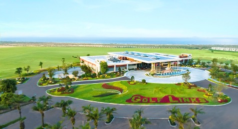 KN Golf Links phong cach links dac trung, duoc lua chon lam diem dung cua he thong thi dau Race to Legend. Anh: KN