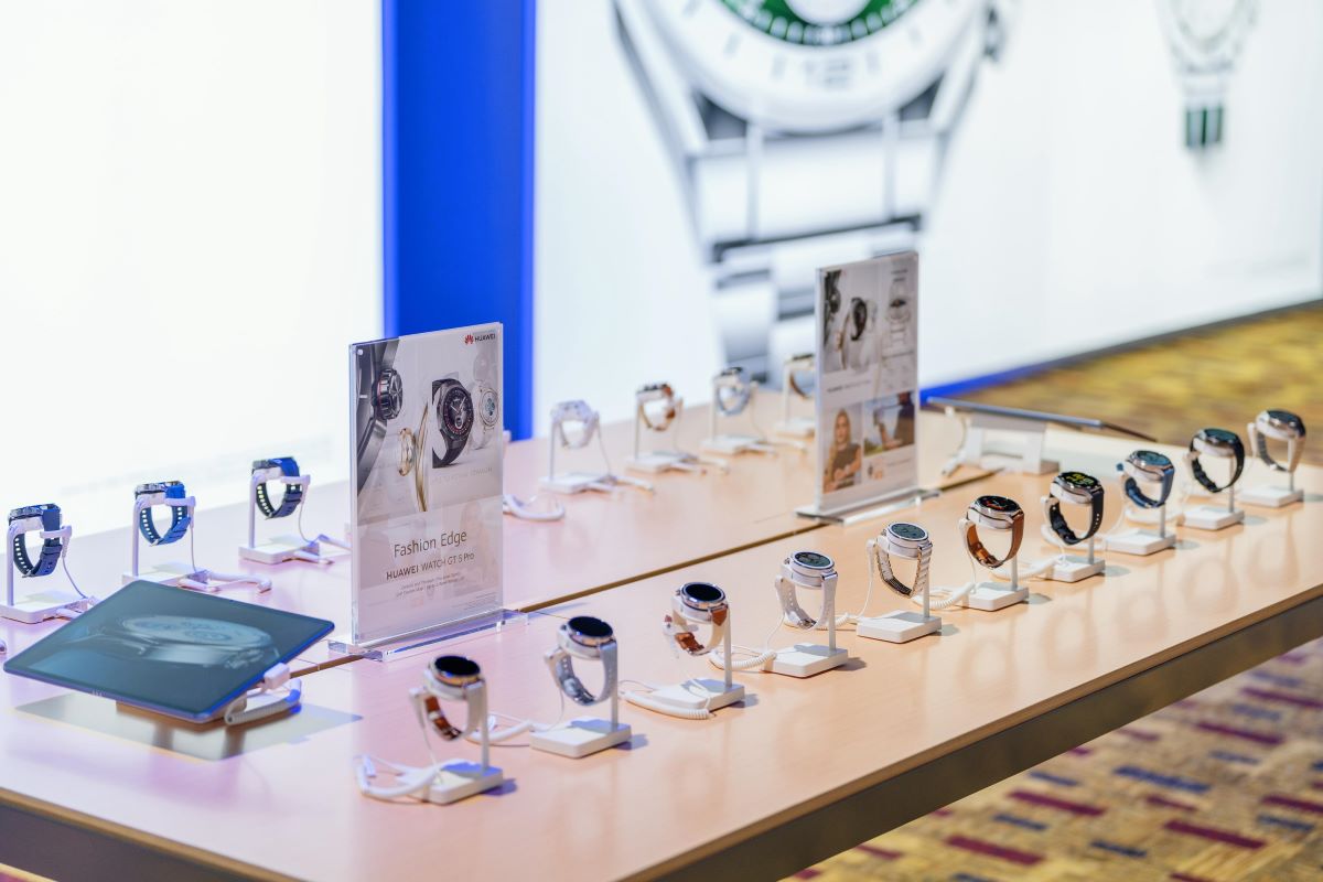 La linea de relojes inteligentes GT 5 de Huawei es muy popular en China. Foto: Huawei