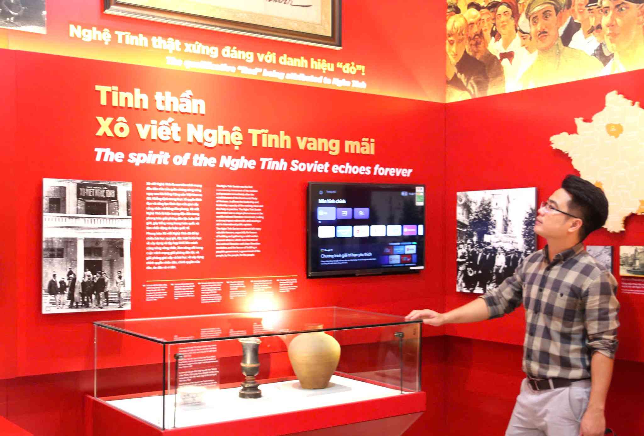 Bao tang la noi luu giu, giao duc tinh than cach mang cao trao Xo viet Nghe Tinh. Anh: Ngoc Anh