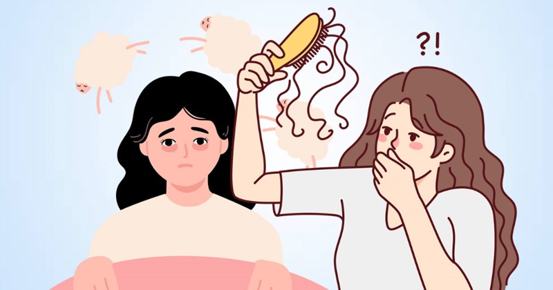 Lack of sleep increases stress hormones causing more hair loss Lack of sleep increases stress hormones causing more hair loss
