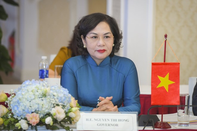 Gouverneur de la Banque d'Etat Nguyen Thi Hong. Photo: SBV