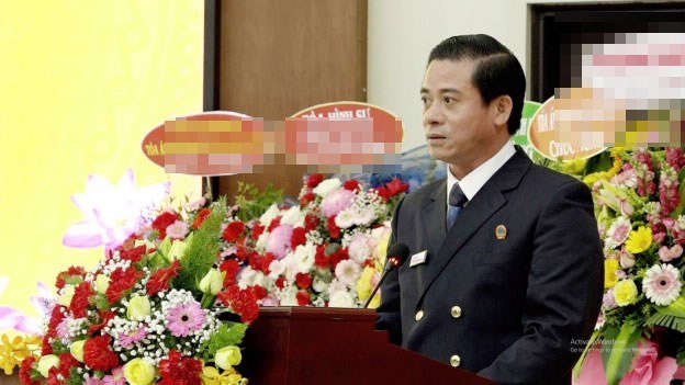 Ông Phạm Việt Cường (khi đương chức) bị cáo buộc nhận hối lộ 220 triệu đồng để giảm án cho bị cáo vụ giết người. Ảnh: TAND Tối cao