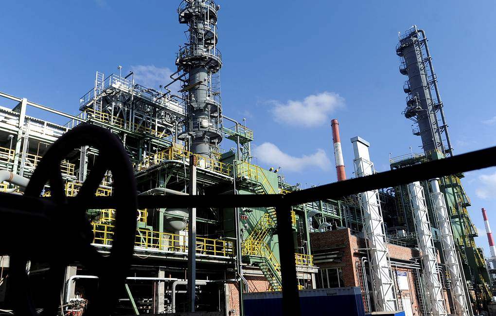 Una instalacion de produccion de gas rusa. Foto: TASS