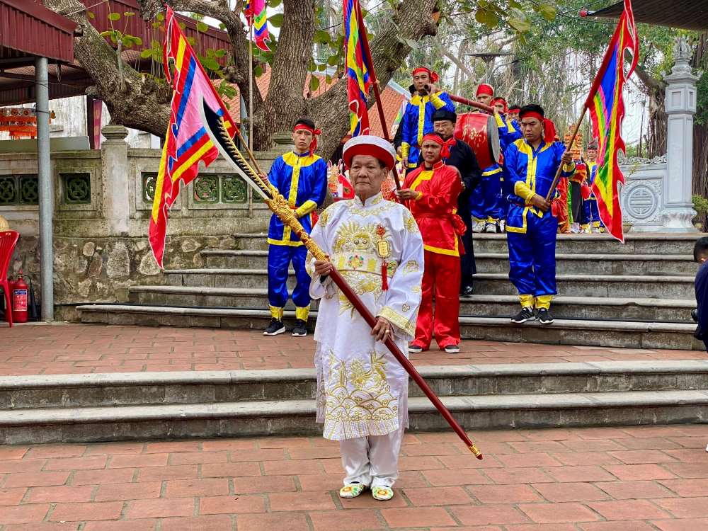 Nhung nghi thuc trong ngay khai hoi Le hoi truyen thong dao Dau 2025 tai Hai Phong. Anh: Cong TTDT Do Son