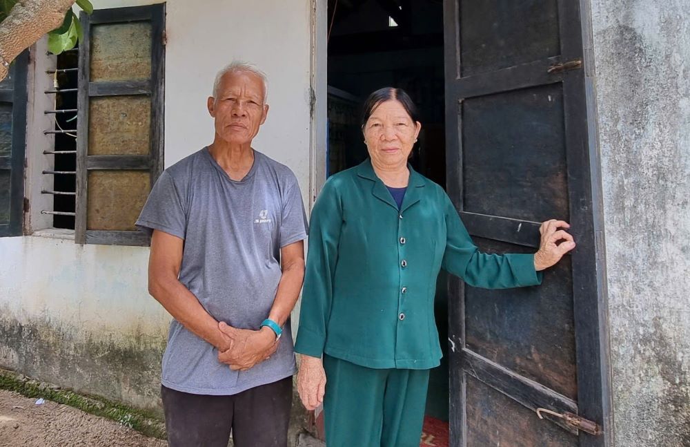 Vo chong ba Thu may man di qua chien tranh va doan tu. Anh: H.Nguyen