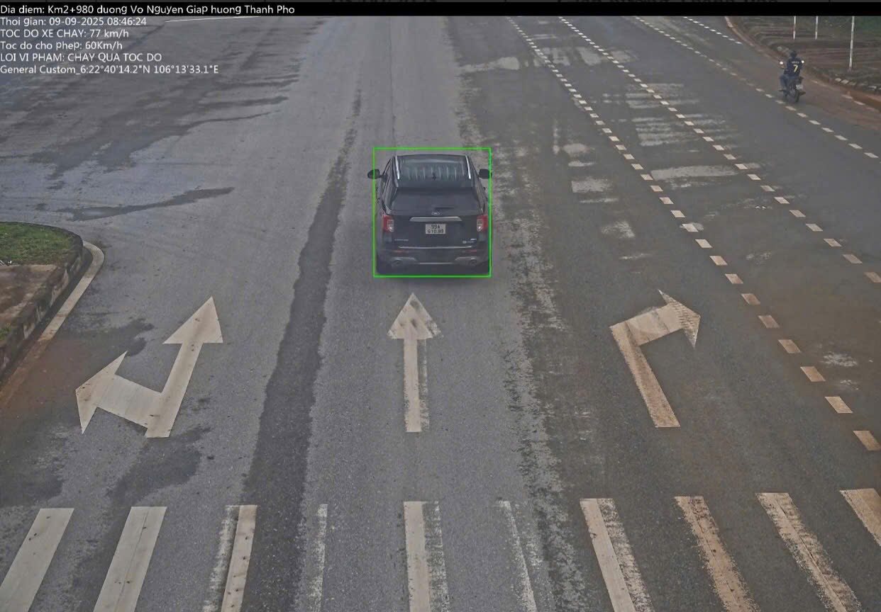 Liste des voitures les plus penalisees a Cao Bang. Photo : Police de Cao Bang